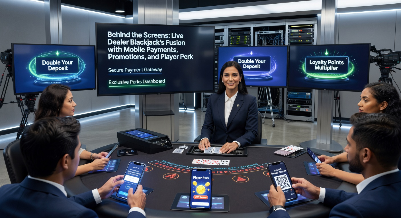 Promotion-Banner für Live Blackjack mit mobilen Boni und VIP-Perks