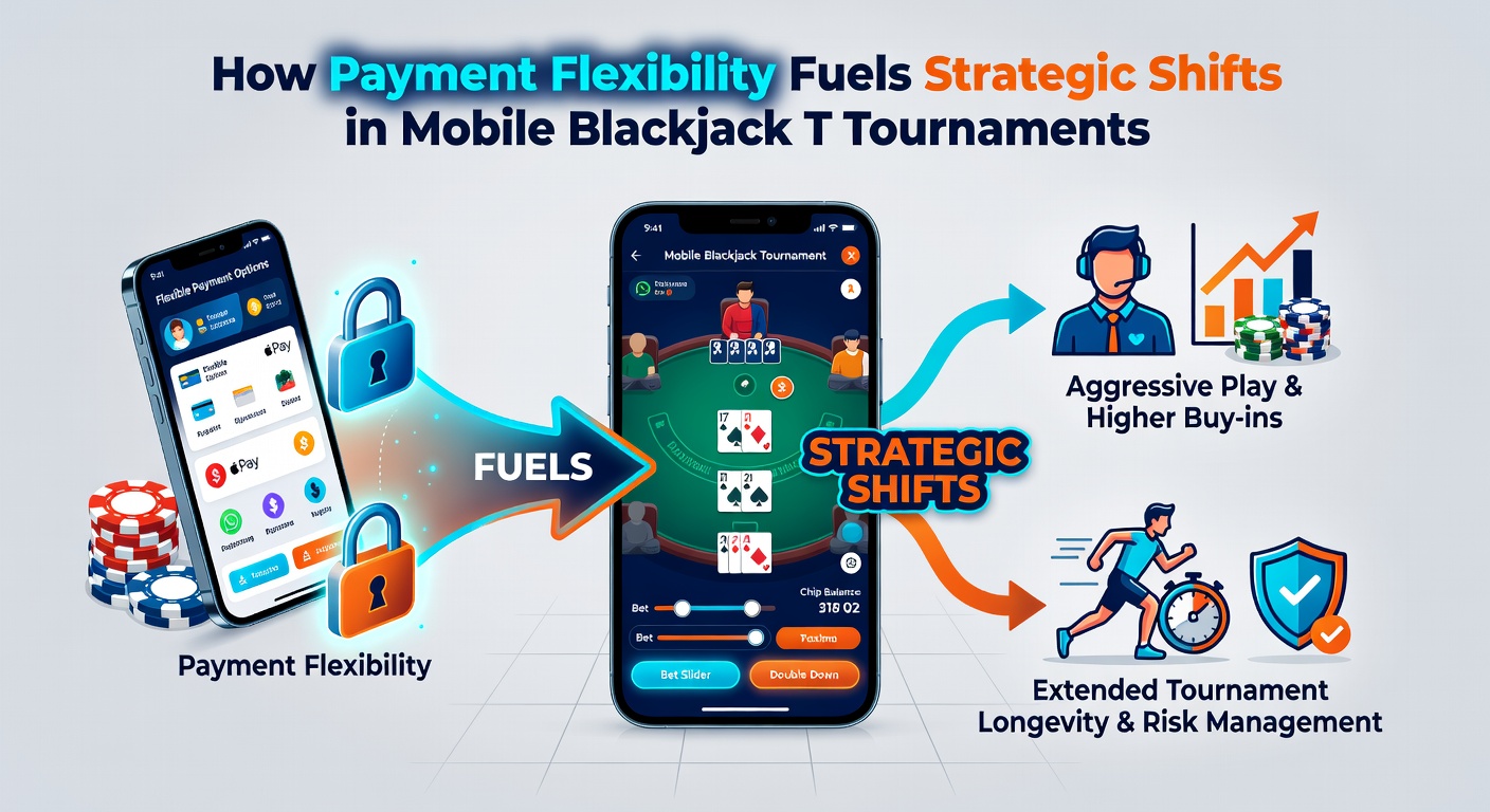Strategische Anpassungen bei mobilen Blackjack Turnieren mit verschiedenen Zahlungsarten